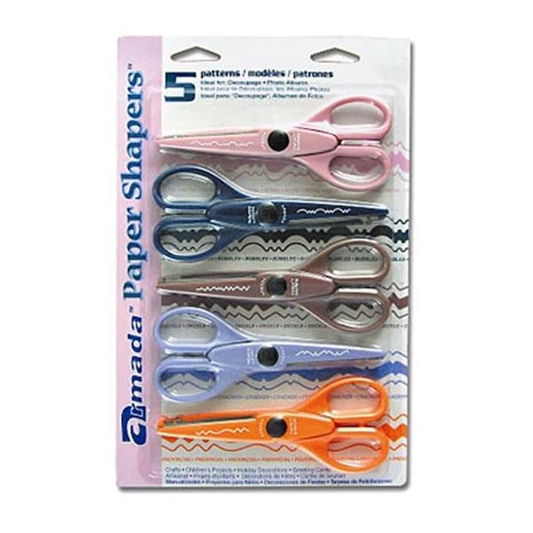 Armada Art Armada Art 7006c 5 Pack Paper Shapers - Royal Bubbles Deckle Cracker Provincial - Pack of 3 7006c - main